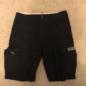 Men’s black Cargo shorts